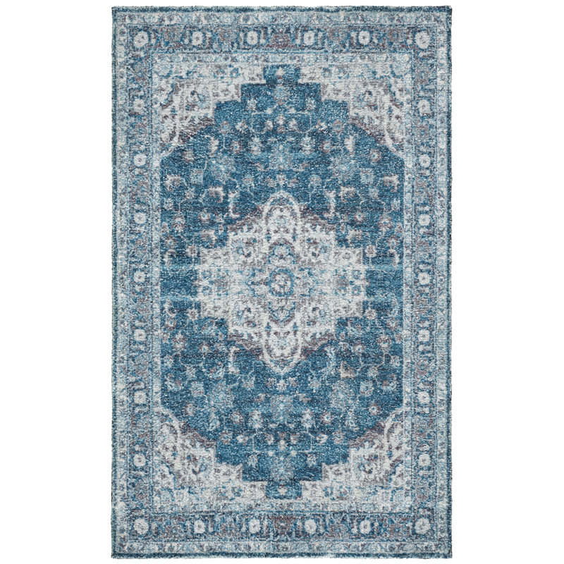 Hand Tufted Performance Oriental Rug, Rectangle 3' x 5'