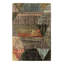 Rug & Kilim’S Abstract Rug With Polychromatic Striae And Geometric Patterns