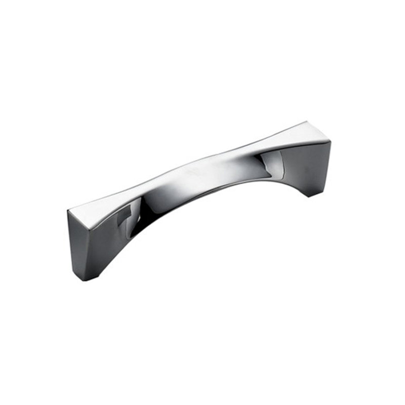 Poignée arche 3 3/4" center to center, Chrome poli