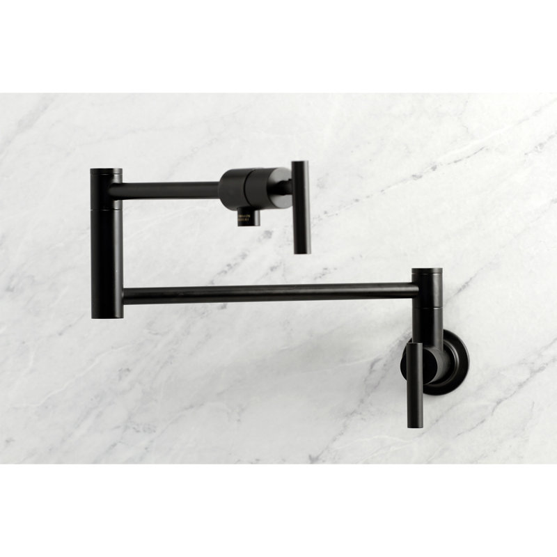 Robinet remplisseur manhattan, Noir mat