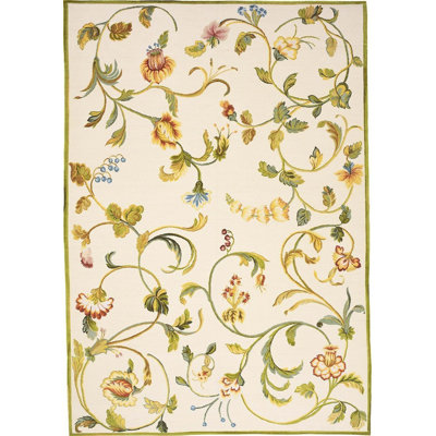 Savonile Ravenna Azm Wool Floral Area Rug