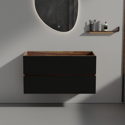 Meuble-lavabo mural flottant pour salle de bain moderne Grace