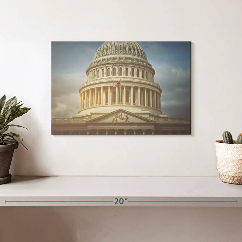 US Capitol, 8" H x 12" W