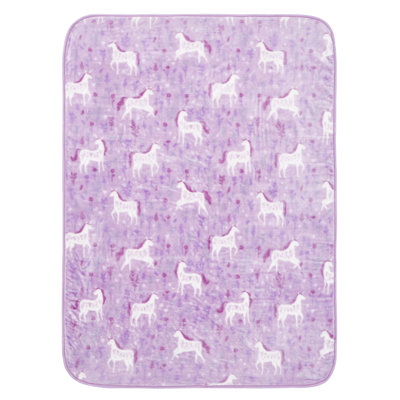 Folk Unicorn Throw