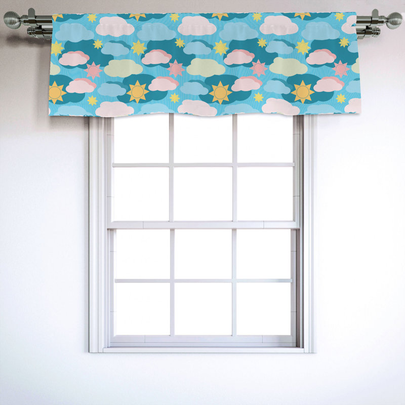 Sateen Ruffled Window Valance