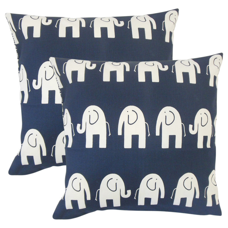 Feather Reversible Throw Pillow