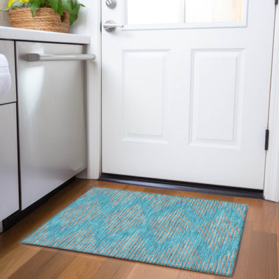Premium Machine Washable Jahnke AMF1017 Geometric Rug