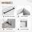 16" Single Bathroom Vanity With Ceramic Top