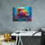  «Vibrant Angelfish» par Dean Russo, art mural sur toile, 16 po x 12 po-1563766860