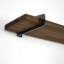 Tablette en bois massif avec rebord