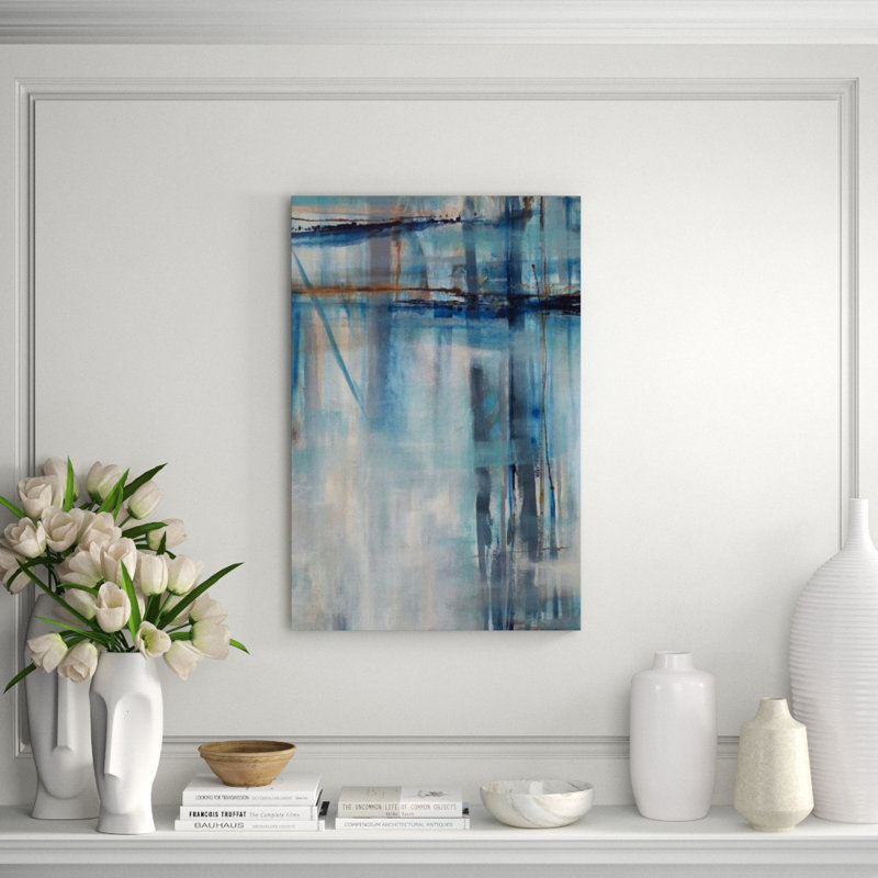 Voice Of City Print by Beverly Fuller, Glass Coat, 70" H x 47" W x 1.5" D