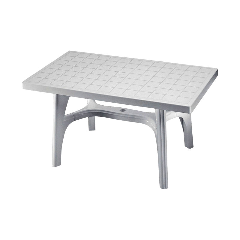 Pippin Rectangular Outdoor Dining Table , 140cm cm W 80cm cm D, White