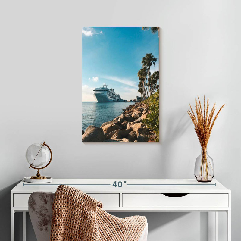 Mehar Aruba Cruise Ship, 24" H x 16" W