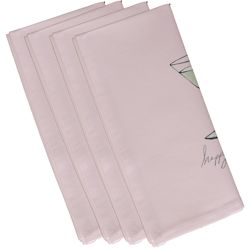 Ensemble de serviettes 4 pièces Josefien, Rose