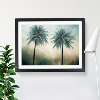 Fantastic Palm Trees 1 Piece Single Picture Frame Wall Art