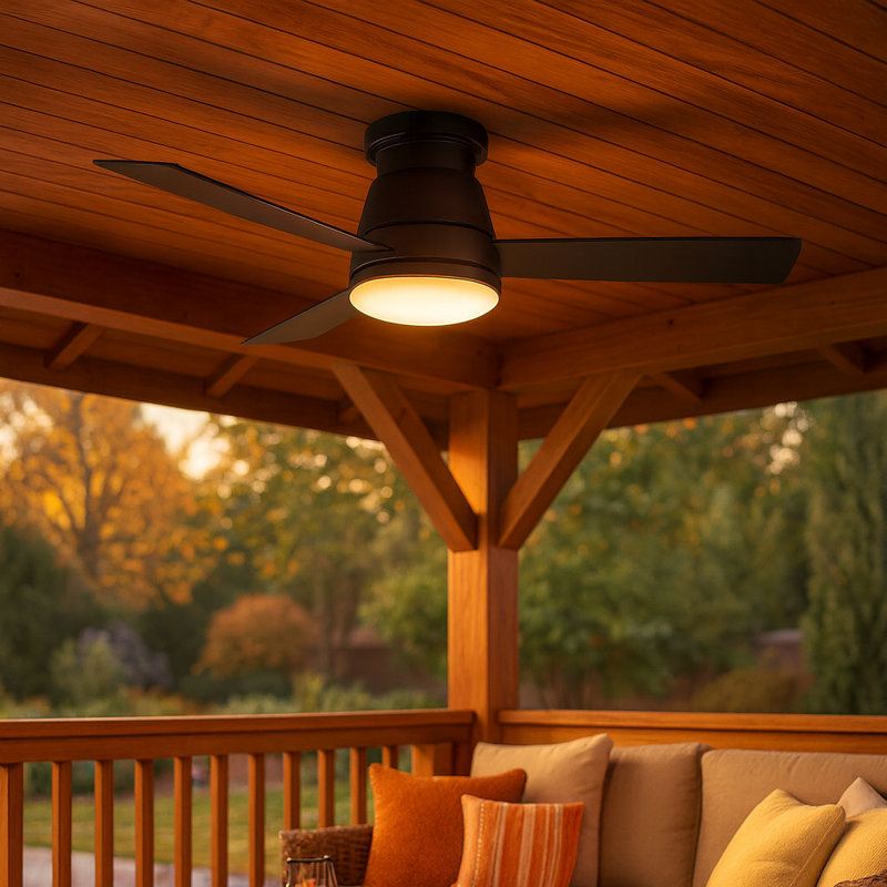 Hinkley Fan Trey 44" Led Smart Fan, 44" Wide