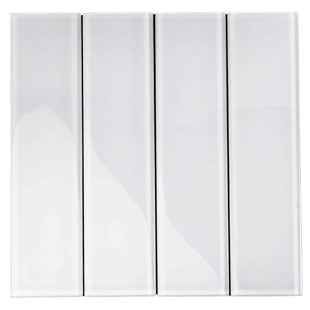 3'' x 12'' Glass Subway Wall Tile Apollo Tile 