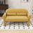 Aharshi Modern Upholstered Loveseat with Lumbar Pillow for Living Room-175520595
