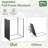 5 ft. W x 3 ft. D Outdoor Metal Shed Storage with Reinforced Steel Frame and Lockable Door