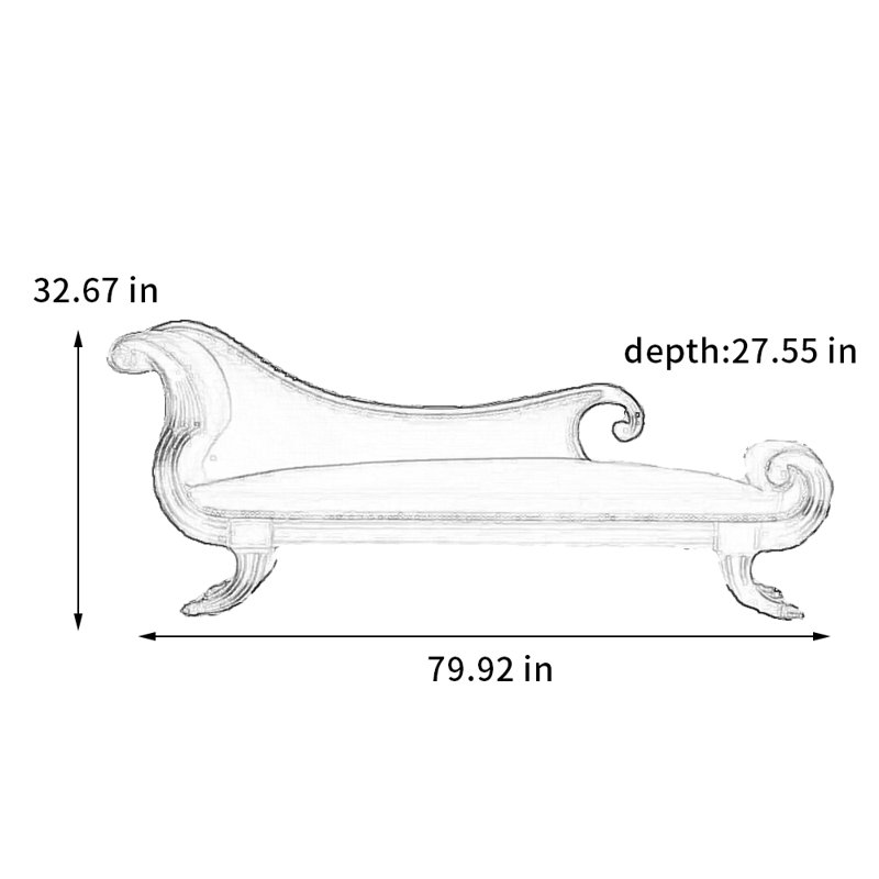 Chaise élégante en bouleau de haute qualité