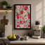 Crimson Carnation Bloom Botanical - Wrapped Canvas-1794650062-1794650060