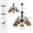 5 Lights Antique Pendant Lamp Adjustable Height