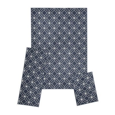 Tapis bleu Janet