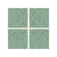 Paquet: Ensemble de 4 tuiles de 8 po x 8 po Frank Lloyd Wright Luxfer Prism