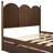 Walnut Queen Size Platform Bed With Spacious Drawers And Twin Xl Trundle 2 Trundle,-134043771