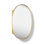 Verdera 24 in x 34 in Oval Framed Medicine Cabinet, Surface Mount or Recessed