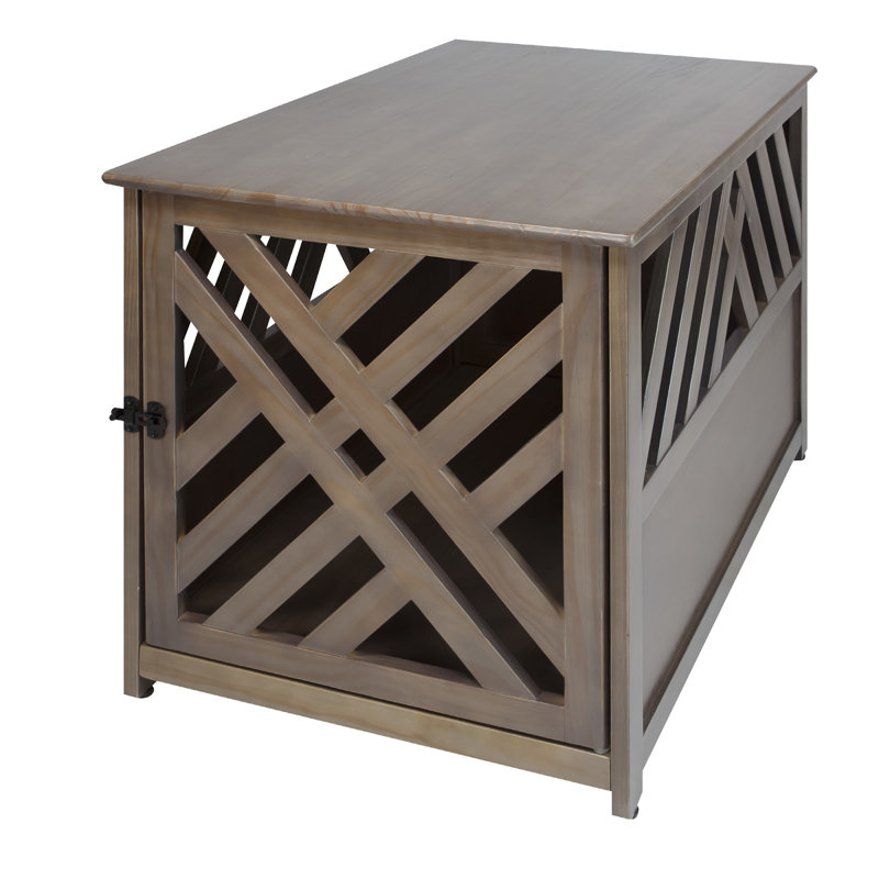 Cage pour animaux moderne en treillis Menzel, Gris taupe