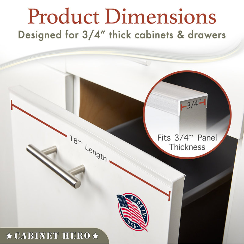 Slip on Cabinet Door Protector