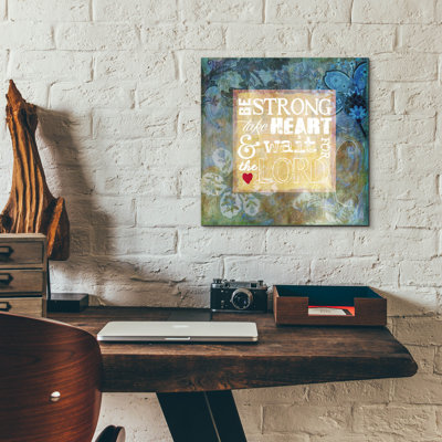 «Heart Psalm 1» par Art Licensing Studio, art mural en verre acrylique