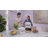 Farmhouse Enameled Metal Bread Box with "Bread" Text-285657703