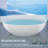 65" Freestanding Solid Surface Bathtub-110743826