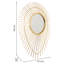Raekwon Metal Flat Wall Mirror