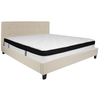Konopka Upholstered Platform with Mattress