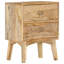Commer 40cm W Solid Wood Bedside Table
