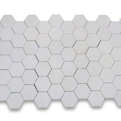 2" x 2" Honeycomb Mosaic Wall & Floor Tile