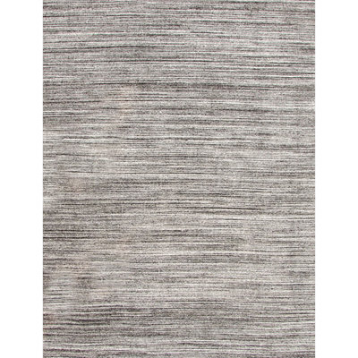 Striped Area Rug in Gray
