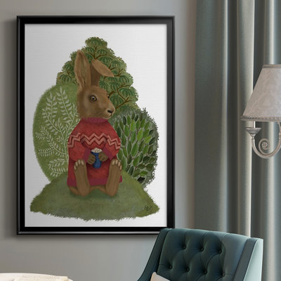 Latte Rabbit In Pull, impression sur papier