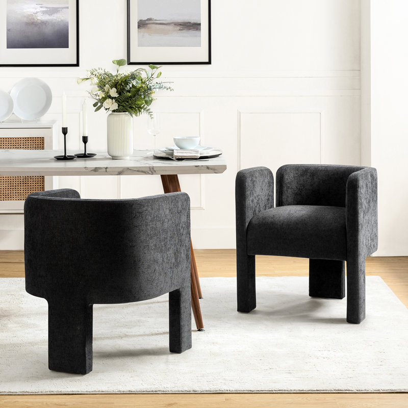 Braien 18.5'' H Upholstered Armchair, Charcoal