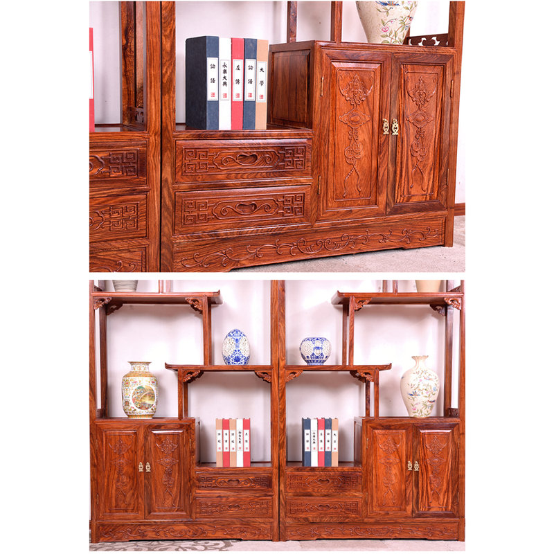 New Chinese Retro Style Bookcase