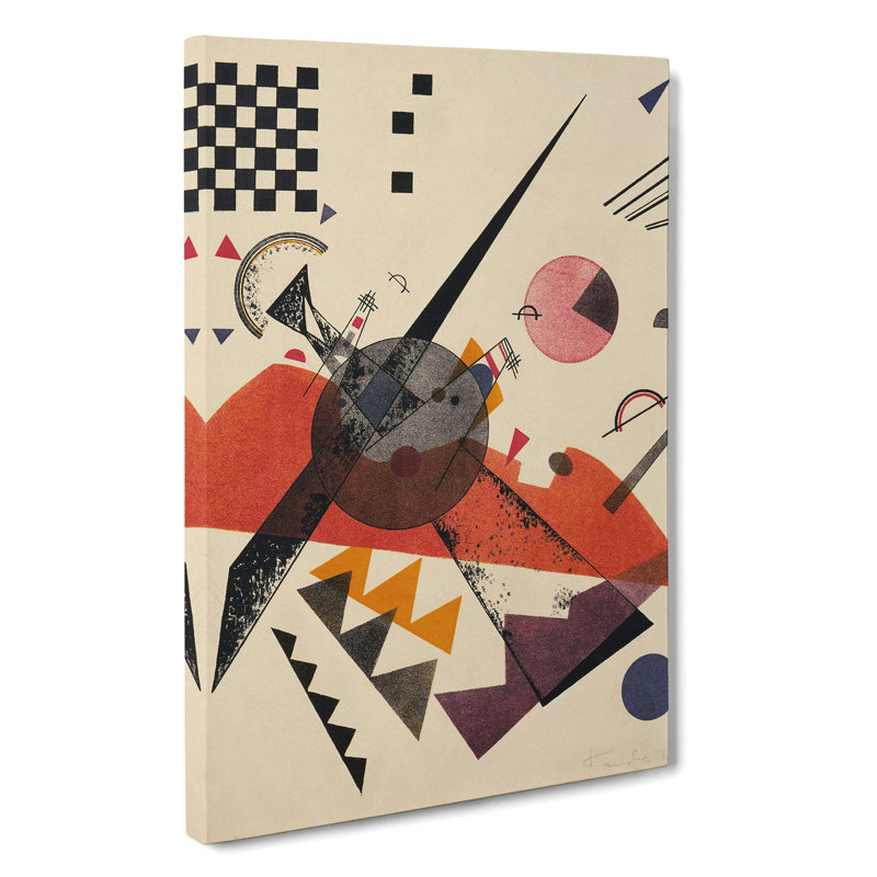 Composition Vol.3 by Wassily Kandinsky - Wrapped Canvas Painting, 50cm H x 35cm W x 3cm D