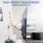 Silver Pneumatic Arm TV Wall Mount