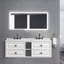 60" Floating Bathroom Vanity Base Without Top,wall Mounted Bathroom Storage Vanity Base Only-102615840