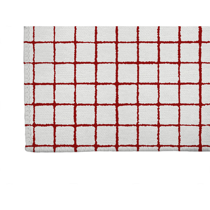Tapis de bureau léger Rebar, L 36 po x P 24 po, Cranberry Red