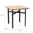 Avon Rx Healthcare Waiting Reception Square End Table Metal Frame 20X20" High Pressure Laminate Top-102342509-102342514