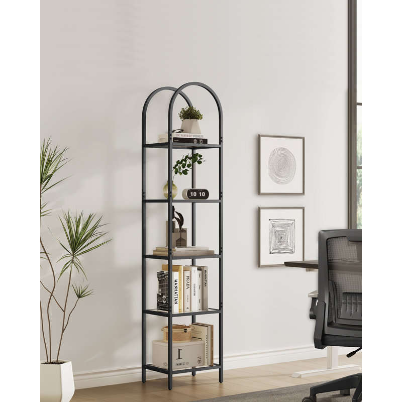 Tellisford 40cm W Steel Shelving Unit, Black