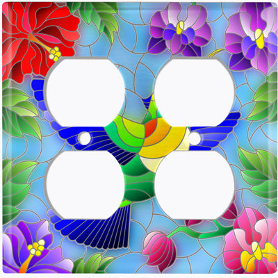 Plaque murale Mosiac Flying Bird Tile